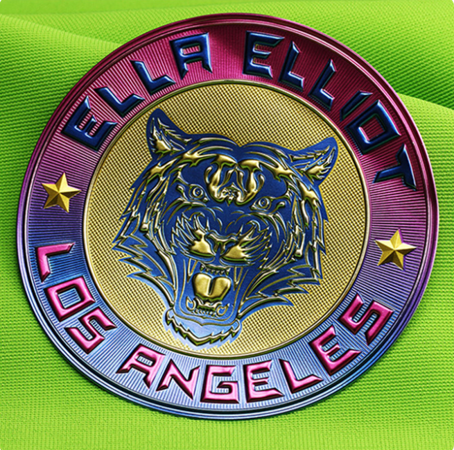 Round TPU Badge Heat Transfers