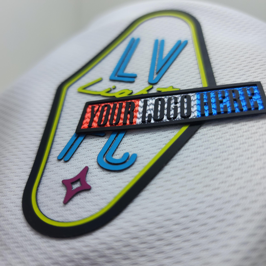 Double Layer Silicone Logo Patches