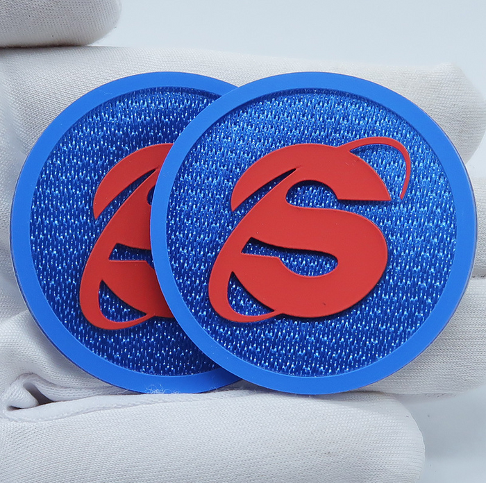 Tatami Texture Silicone Logo Patches