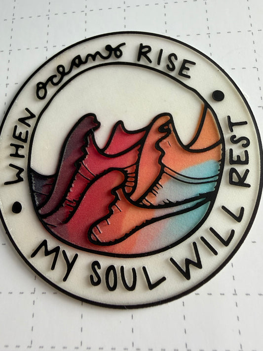 Double Layer Silicone Logo Patches With Base