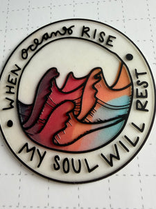 Double Layer Silicone Logo Patches With Base