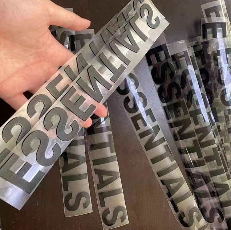Raised Silicone Letter Transfers