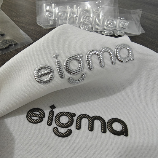 Textured Silicone Logo Patches