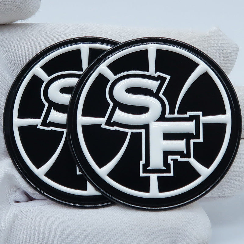 Black & White TPU Logo Transfers