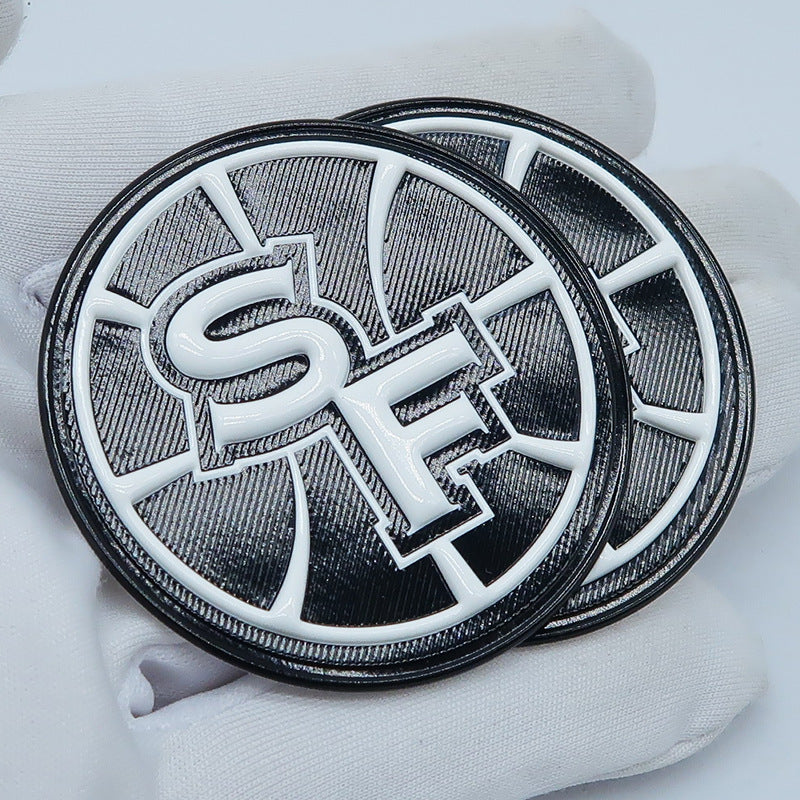 Black & White TPU Logo Transfers
