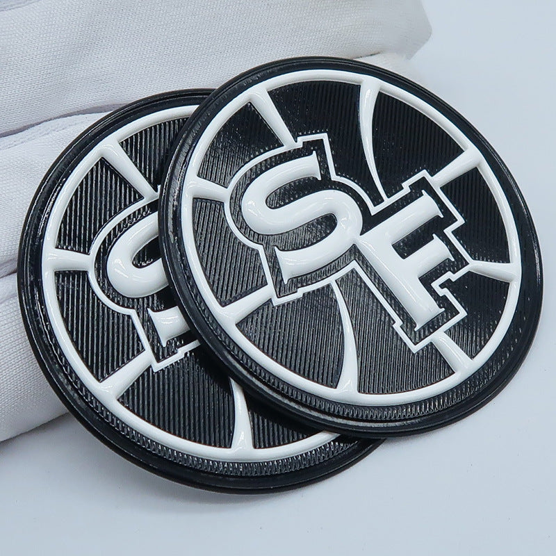 Black & White TPU Logo Transfers