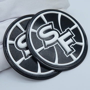 Black & White TPU Logo Transfers