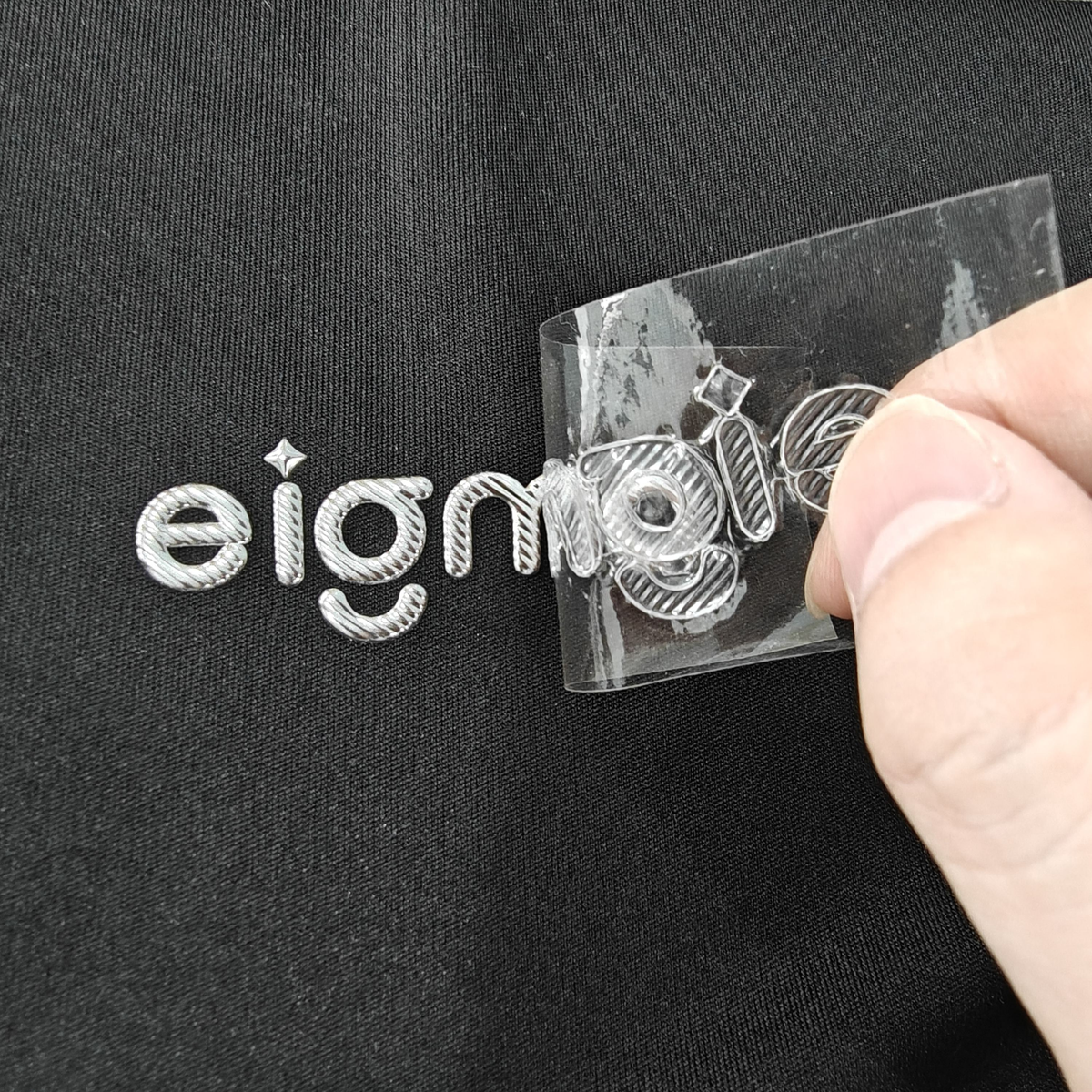 Textured Silicone Logo Patches
