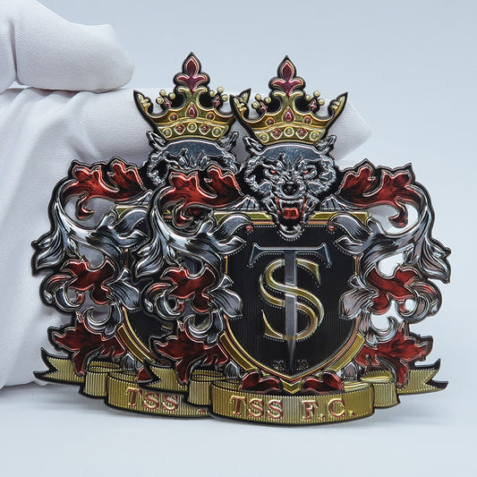 Metallic TPU Crest Logo Transfers