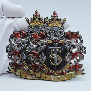 Metallic TPU Crest Logo Transfers