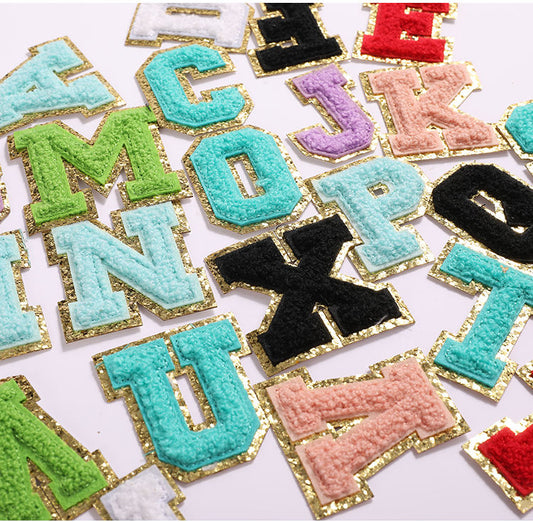 Custom Glitter Chenille Patches