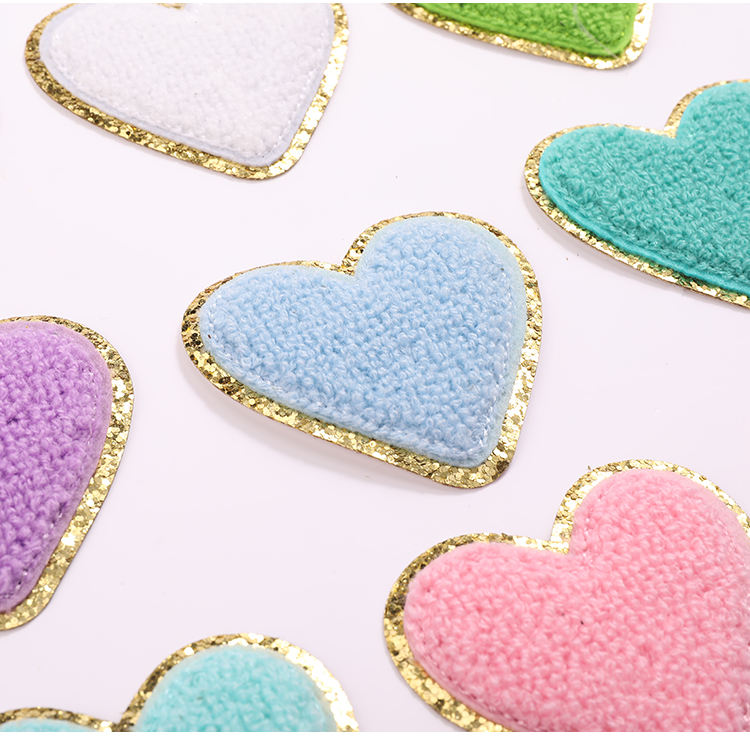 Custom Glitter Chenille Patches