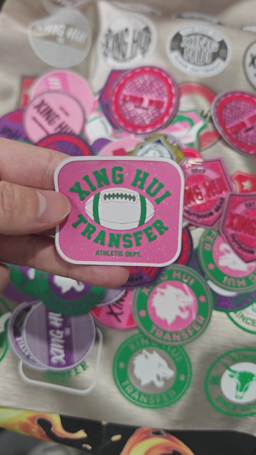 Glitter Silicone Logo Patches