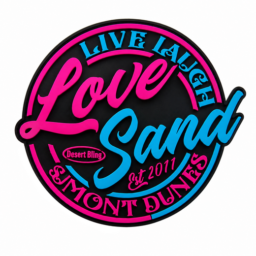 Double Layer Silicone Logo Patches With Base